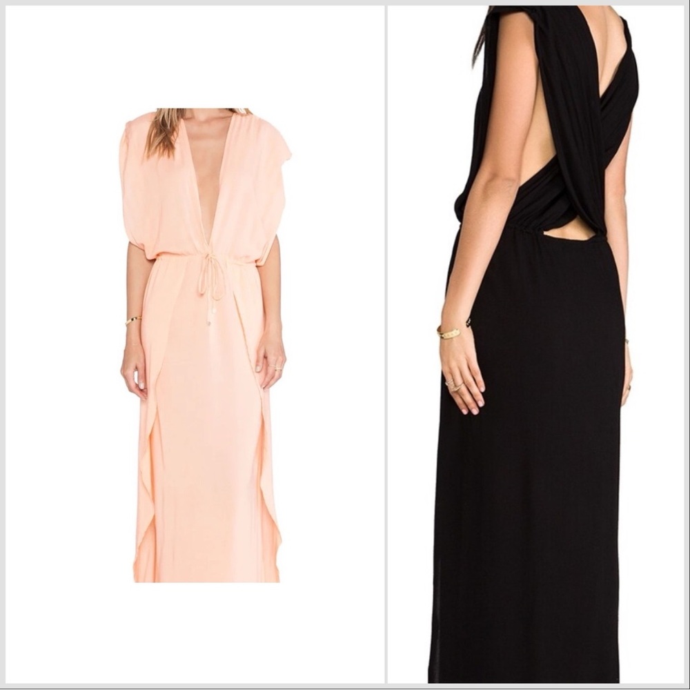 Indah black jade dress